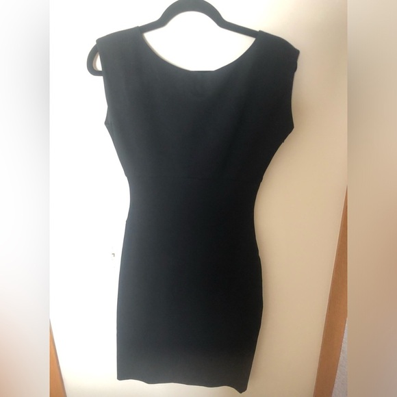 Diane von Furstenberg Bevin Ruched Sheath Dress Black Size 2 NWT $348 - Picture 3 of 8